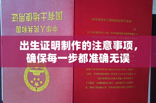 罗田出生证明制作的注意事项，确保每一步都准确无误