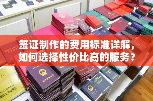 罗田签证制作的费用标准详解，如何选择性价比高的服务？
