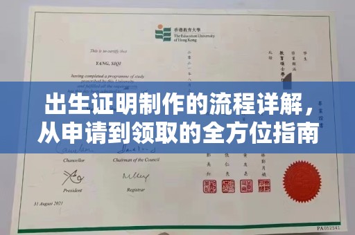 罗田出生证明制作的流程详解，从申请到领取的全方位指南
